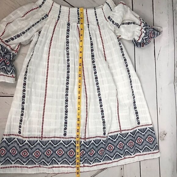 Paper Heart Striped Boho Tunic dress Size Medium - Picture 6 of 8